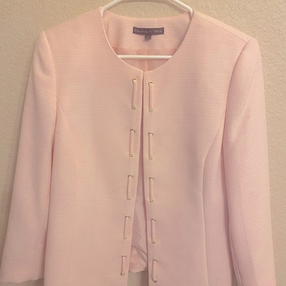 Light pink blazer/suit jacket